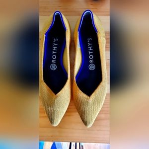 Rothy's Marigold yellow pointed 8.5